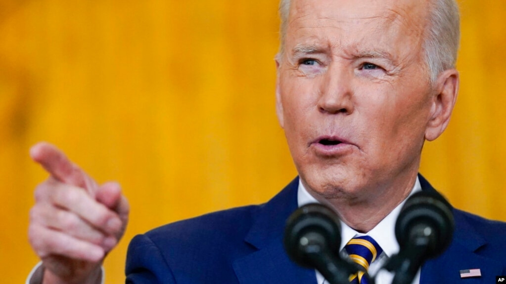 Tổng thống Joe Biden đã có một cuộc họp báo để đánh dấu tròn một năm nắm quyền