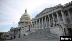 Le bâtiment du Congrès sur Capitol Hill, à Washington D.C., le 17 mai 2017. 