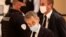 Former French President Nicolas Sarkozy arrives at the courtroom, Nov. 23, 2020 in Paris. 