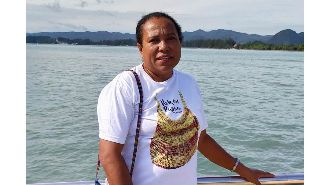 Vanda Kirihio, Direktur Yayasan Harapan Ibu, Papua. (Foto: Dokumen Pribadi)