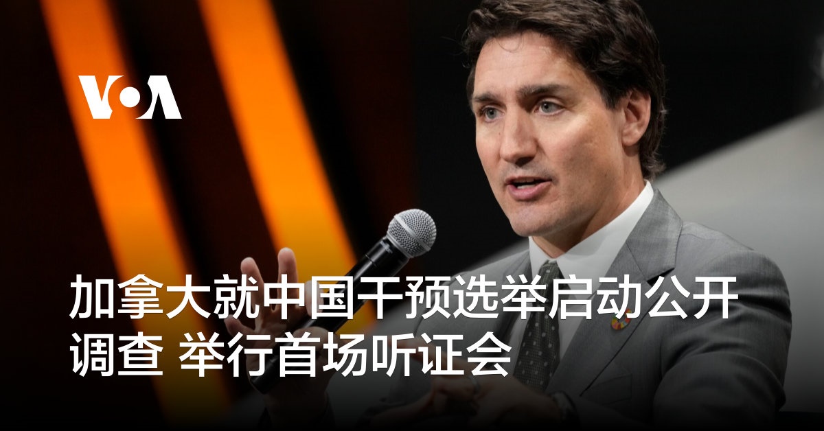 加拿大就中国干预选举启动公开调查 举行首场听证会
