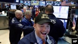 El Dow Jones superó los 20.000 puntos por primera vez en su historia, el miércoles 25 de enero de 2017.
