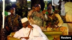 Yahya Jammeh lors d'une réunion à Banjul, Gambie, le 29 novembre 2016.