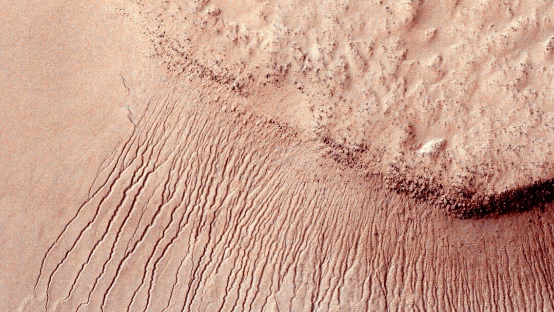 Površina planete Mars fotografisana sa orbitera NASA