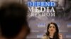 FILE - Attorney Amal Clooney participates in a panel discussion on media freedom at U.N. headquarters, Sept. 25, 2019. 