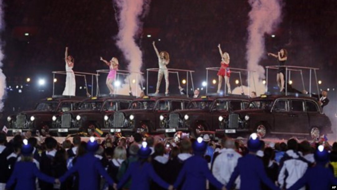 Salah satu acara pada penutupan Olimpiade London 2012 hari Minggu (12/8).