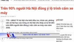 Hạn chế xe máy, có khả thi?