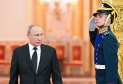 Russian President Vladimir Putin arrives at the State Council's meeting in Moscow, Russia, June 26, 2019.