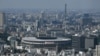 National Stadium, tempat penyelenggaraan Olimpiade dan Paralimpiade 2020 di Tokyo, 21 Juni 2021. (Foto: Kazuhiro NOGI/AFP)