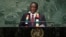 Zimbabwe President Emmerson Mnangagwa at United Nations General Assembly
