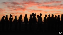 Des mineurs d'Anglo American dans la mine de platine de Marikana, Afrique du Sud, 25 juin 2014.