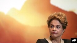 Brazil's President Dilma Rousseff in Brasilia, Brazil, Oct. 7, 2015.