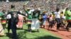 Vatsigiri veZanu PF vachipemberera kukunda kwaVaEmmerson Mnangagwa musarudzo yemutungamiri wenyika.