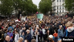 تظاهرات علیه راست‌گرایان افراطی در پاریس
