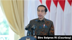 Presiden Joko Widodo mengatakan potensi wakaf di tanah air sangat besar, baik itu wakaf benda tidak bergerak, wakaf benda bergerak, maupun wakaf uang. (Foto: Courtesy/Biro Setpres)