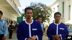  Thang Deng Yakla, 52, and Phit Orna, 48 were arrested in May 2010 at Preah Vihear province.