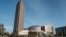Vue du bâtiment de l'Union africaine alors que l'organisation se prépare à accueillir son 35e sommet ordinaire, dans la ville d'Addis-Abeba, en Éthiopie, le 1er février 2022.