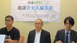 台公民团体盼蔡英文总统出席APEC首脑峰会 倡议成立亚太人权保障机制