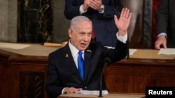 Benjamin Netanyahu govori u američkom Kongresu, 24. juli 2024.