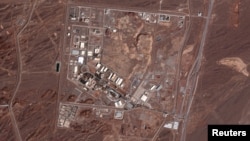 نمایی هوایی از تأسیسات غنی‌سازی اورانیوم نطنز