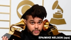 The Weeknd tại lễ trao giải GRAMMY AWARDS 2016