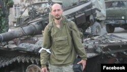 Journalist Arkady Babchenko is seen in an undated photo for his Facebook page.