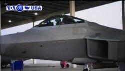 VOA60 America-The U.S. has sent nearly a dozen Air Force F-22 stealth fighters to the Persian Gulf state of Qatar amid tensions with Iran