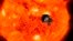 This illustration from NASA shows the Parker Solar Probe spacecraft approaching the sun. 