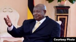 Le président Yoweri Museveni de l'Ouganda, 13 novembre 2017.