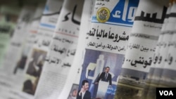 Troubles have been reported at a number of Lebanon's newspapers, with many staff owed wages amid a funding crisis. (John Owens for VOA)