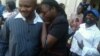 One of the activists, Cynthia Manjoro (center), seen outside the courtroom soon after she was acquitted with 20 others in 2013. (File Photo) 