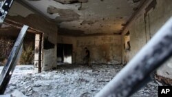 Uništeni američki konzulat u Bengaziju, nakon napada u kojem su poginuli američki ambasador i još tri Amerikanca