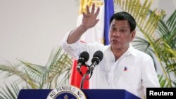 Presiden Filipina Rodrigo Duterte (foto: dok).