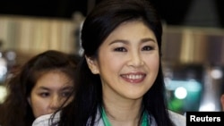 前泰国总理英拉。
