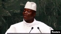 Le président gambien, Yahya Jammeh