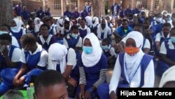 FILE - A touch of religious coexistence - A mix of Muslim and Non-Muslim students in Malawi. (Courtesy: Hijab Task Force)