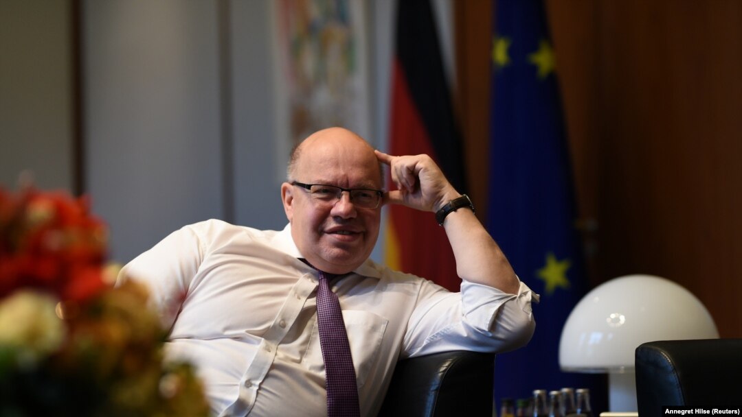 Bộ Trưởng Kinh Tế Đức, Peter Altmaier, trong một cuộc phỏng vấn tại Berlin.