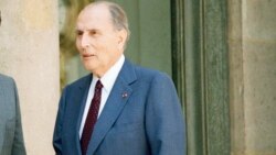 L'ancien président français François Mitterrand, en exercice au moment du génocide au Rwanda, à Paris, France, 11 juillet 1994.