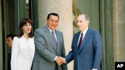 L'ancien président français François Mitterrand, en exercice au moment du génocide au Rwanda, à Paris, France, 11 juillet 1994.