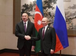 Azərbaycan prezidenti İlham Əliyev və Rusiya prezidenti Vladimir Putin