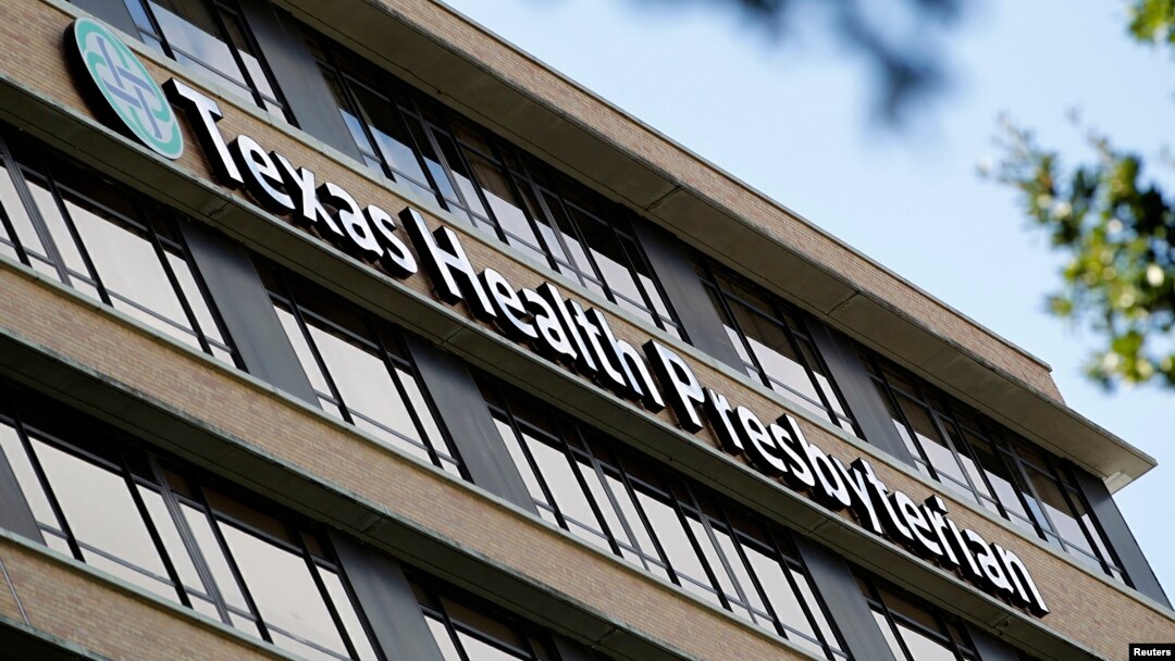 Bệnh viện Texas Health Presbyterian Hospital ở Dallas, nơi bệnh nhân mang quốc tịch Liberia đang được điều trị.