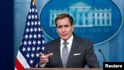 John Kirby, msemaji wa Baraza la Taifa la Usalama akiwa mjini Washington