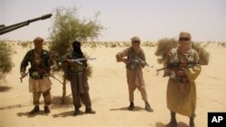 Бойцы экстремистской организации Ансар ад-Дин. Мали.