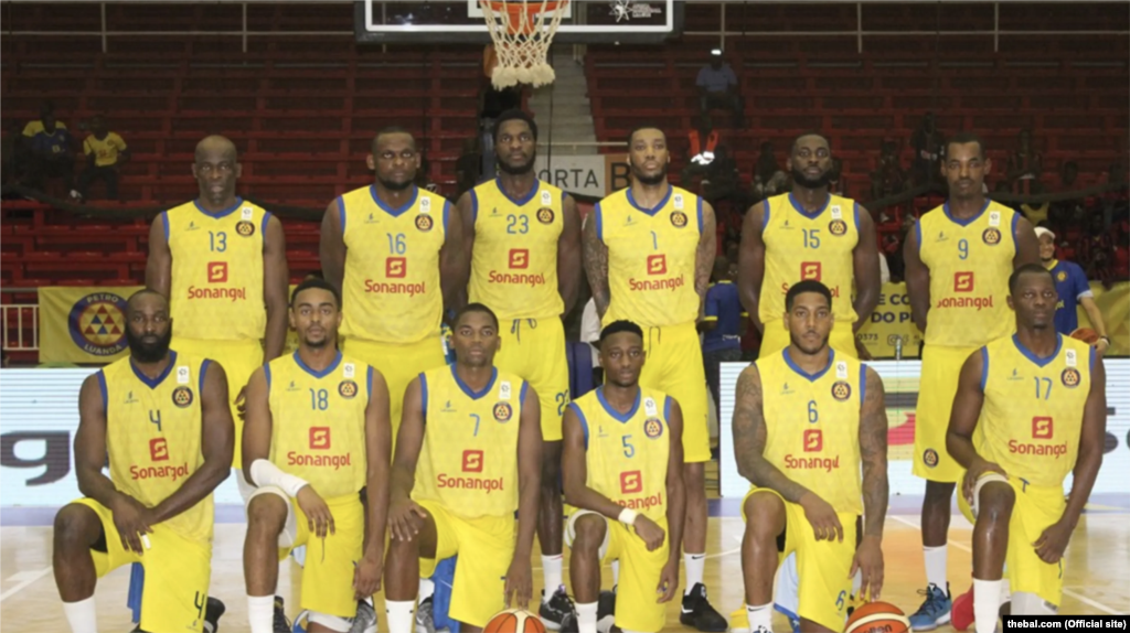 Petro de Luanda, equipa de basquetebol que participa na BAL em Kigali, Ruanda