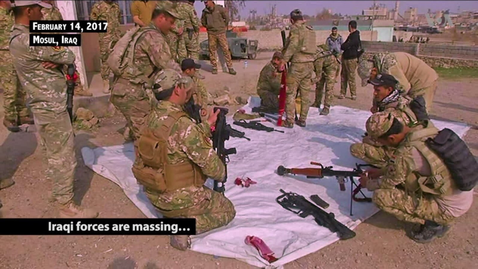 Iraqi Forces Prepare for Push on Western Mosul