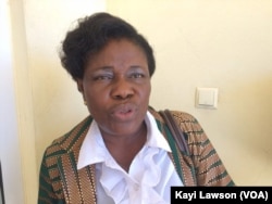 Berthe Tatey, à Lomé, au Togo, le 18 mars 2018. (VOA/Kayi Lawson)