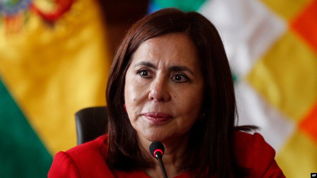 Karen Longaric, ministra de Relaciones Exteriores de Bolivia, tuvo entre sus primeras tareas restablecer las relaciones con EE.UU.