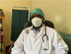 Dr. Aaron Musara, secretary general of Senior Hospital Doctors Association of Zimbabwe says the government is misusing the certificate of good standing.(Photo: Columbus Mavhunga/VOA)