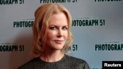 Photograph 51 cast member Nicole Kidman poses for a photograph at the Noel Coward Theatre in London, Britain Sept. 7, 2015. 