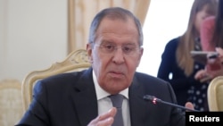 FILE - Russian Foreign Minister Sergei Lavrov in Moscow, Russia.